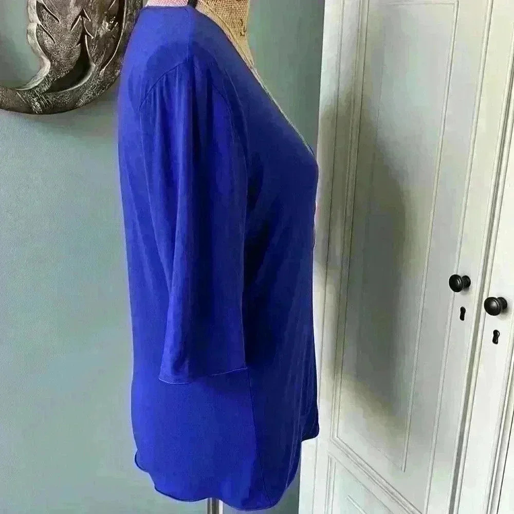 Armani Collezioni Top . Purple size 12 - Picture 2 of 7